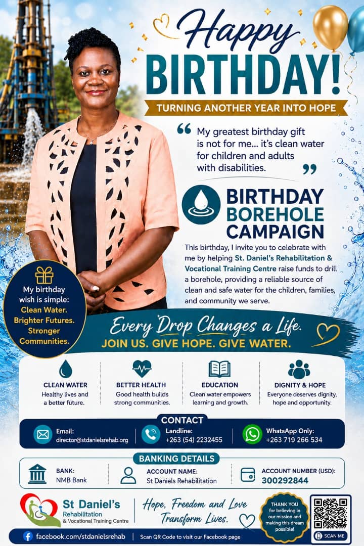 St. Daniel’s Rehabilitation Centre: Birthday Water Project